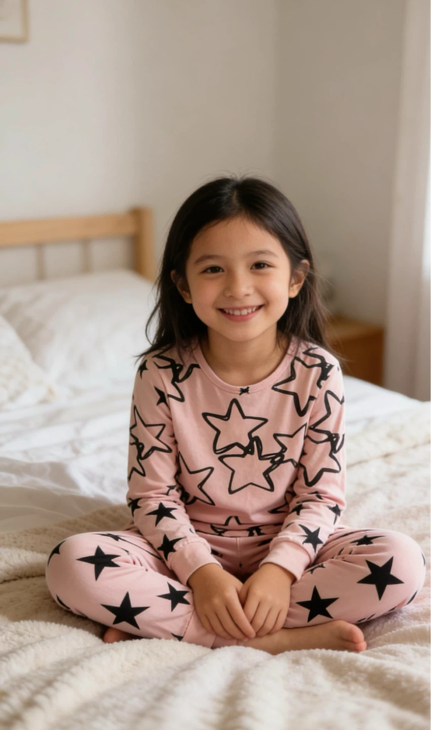 Pink Star Pajama Set size 4 kids - photo 2