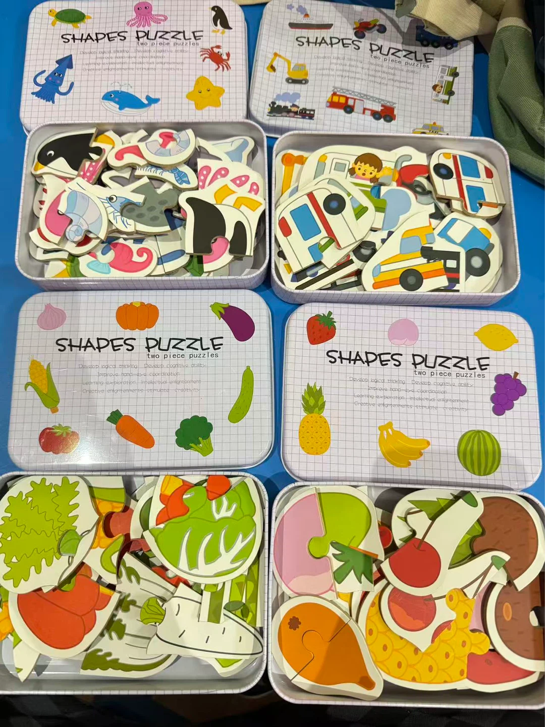 Shapes Puzzle set - 4 sets