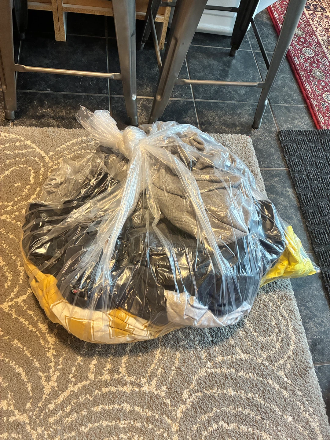 Bag of assorted clothing