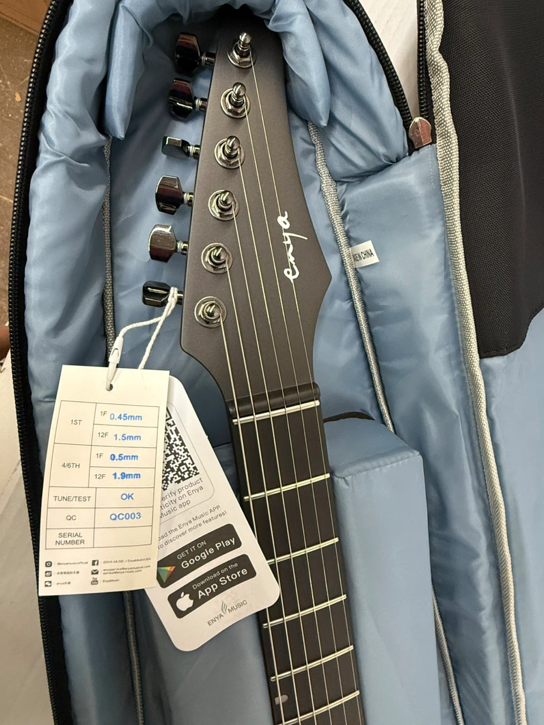 Enya Inspire 39" Carbon Fiber Smart Electric Guitar - photo 2
