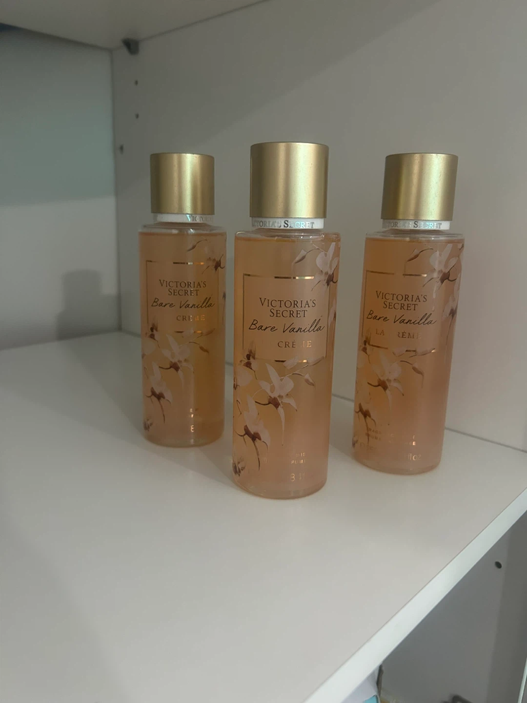 ⚽️Victoria's Secret Bare Vanilla Fragrance Mist Lot of 3