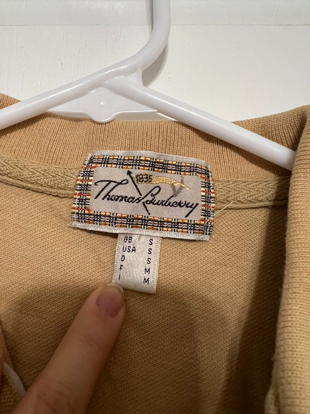 ⚽ Thomas Burberry Polo Shirt - Size S - photo 2