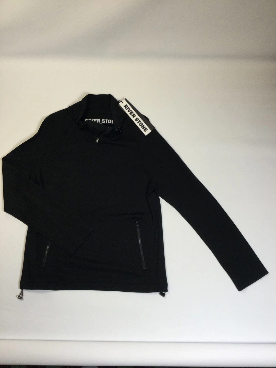 ⚽️River Stone Black Pullover Jacket