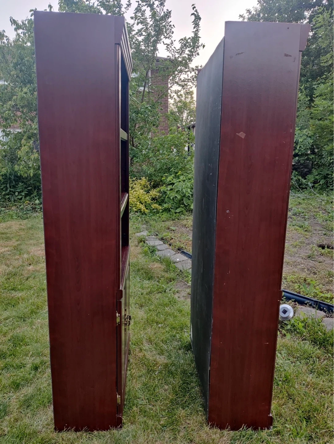 Two Dark Brown Bookcases - photo 4