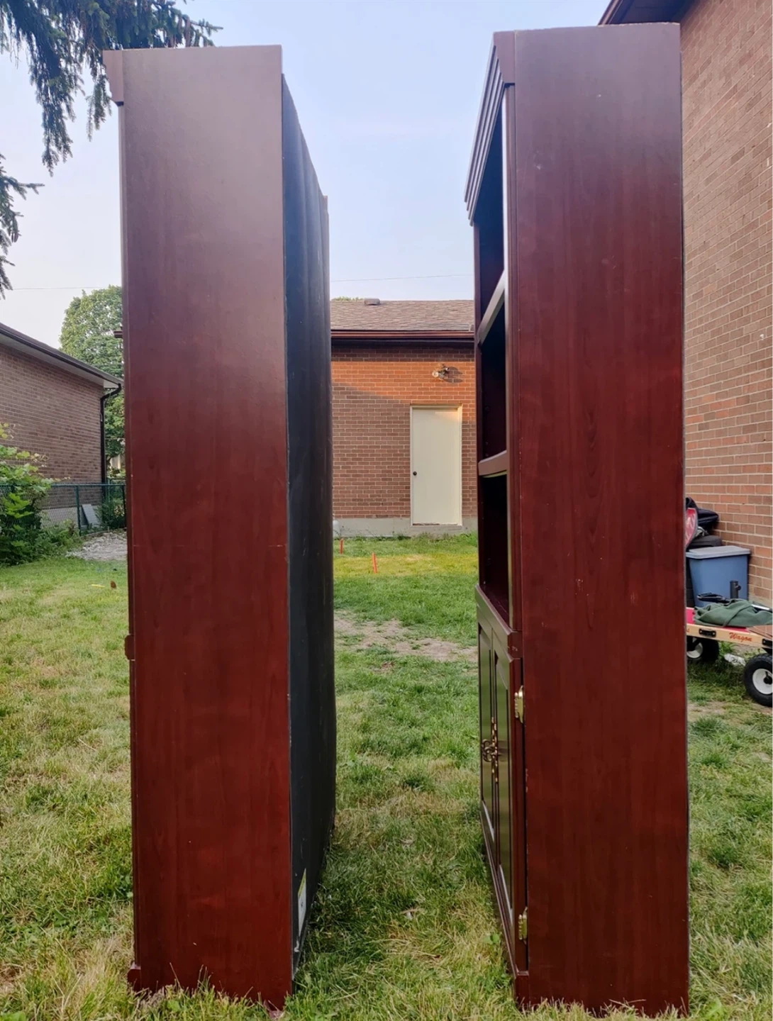Two Dark Brown Bookcases - photo 5