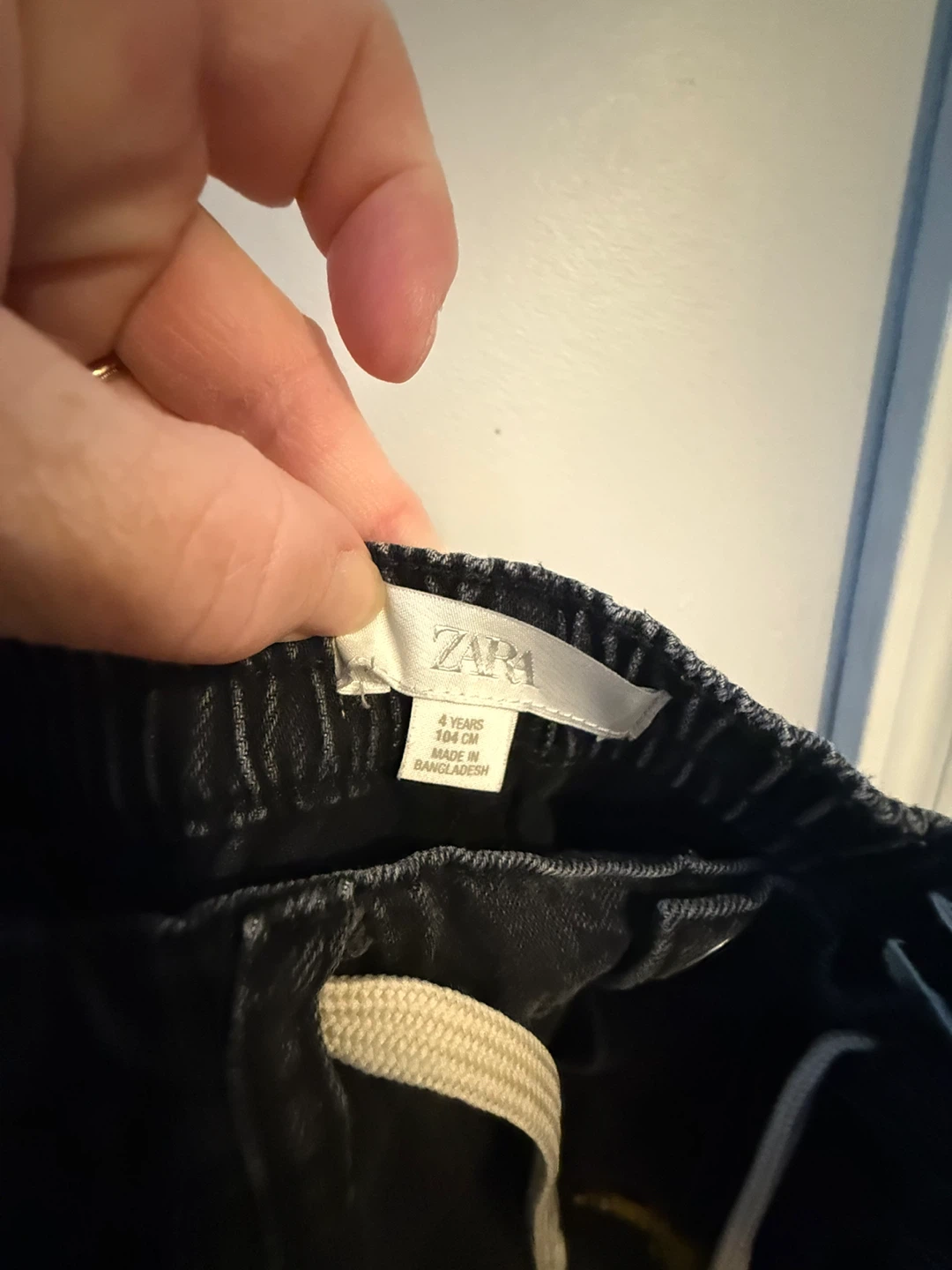 Zara Kids Mickey Mouse Denim Jeans - Size 4 Years - photo 5