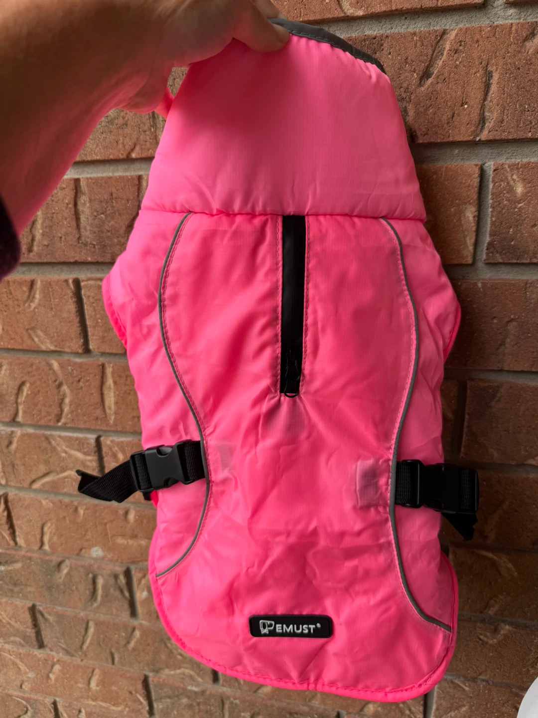 Dog Winter Jacket - Pink - Size M