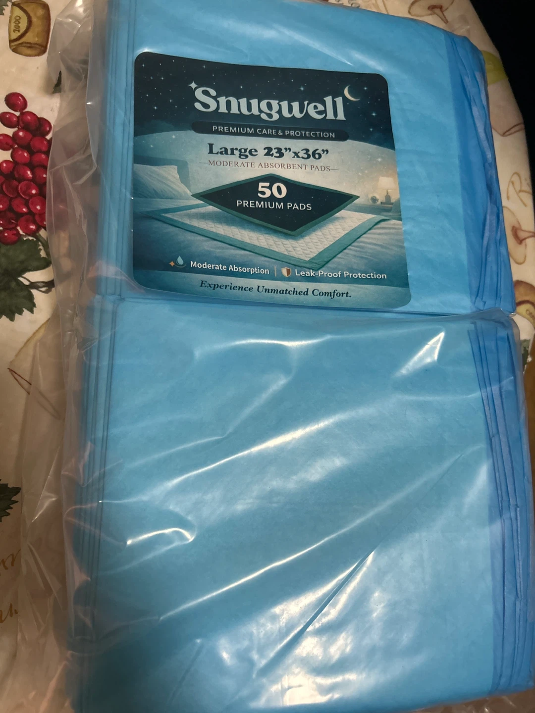 Snugwell Pads - Large 23"x36" - 50 Count ⚽