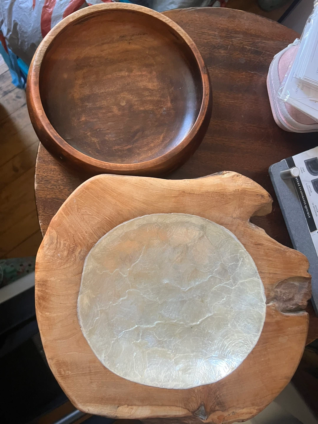 Wooden Serving Bowl or decoration ⚽