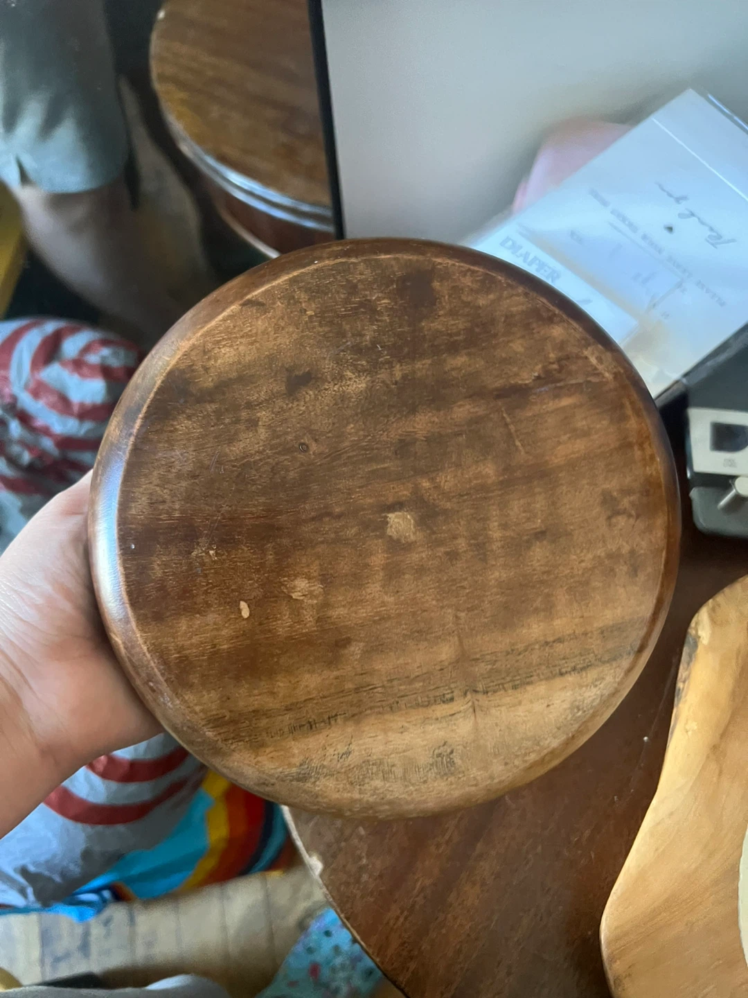 Wooden Serving Bowl or decoration ⚽ - photo 4