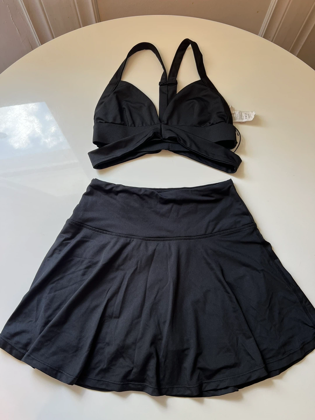 ⚽ (New) Black Athletic Skirt and Top - S