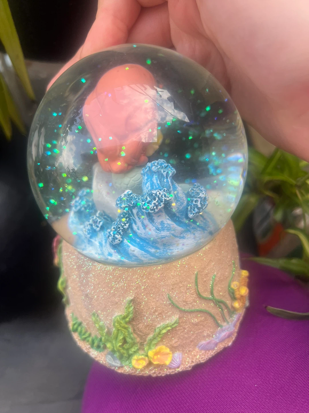Disney Precious Moments Ariel Snow Globe ⚽ - photo 4