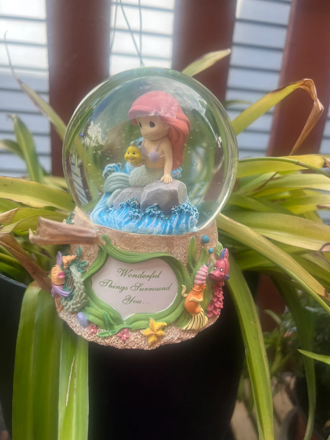 Disney Precious Moments Ariel Snow Globe ⚽ - photo 2