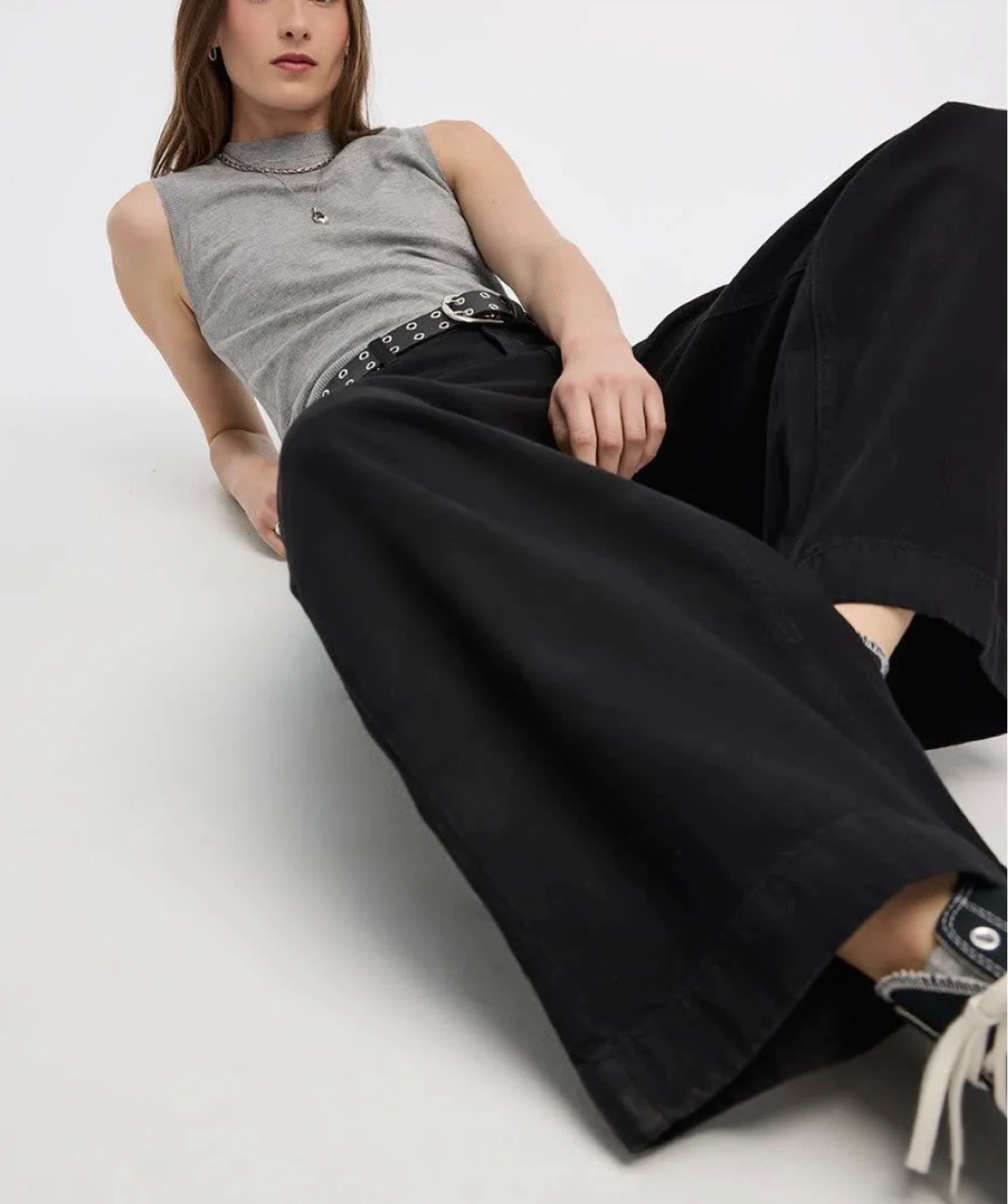 New Classic Black Wide Leg Denim ⚽️