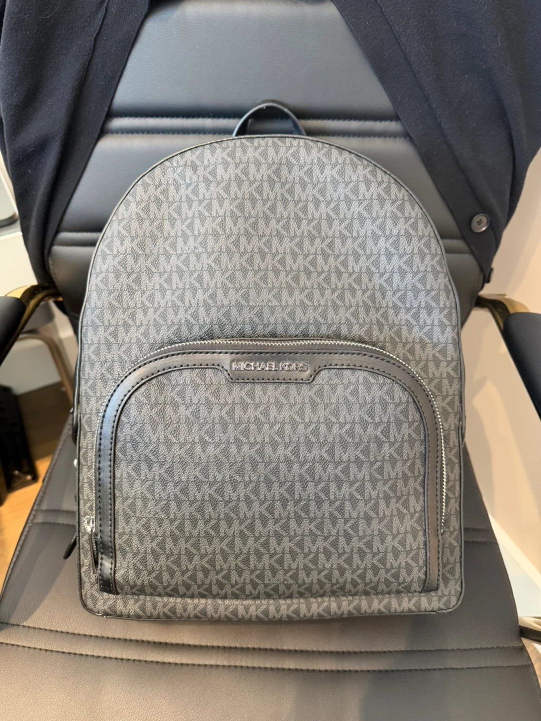 Michael Kors Jaycee LG Zip Pkt Backpack Black