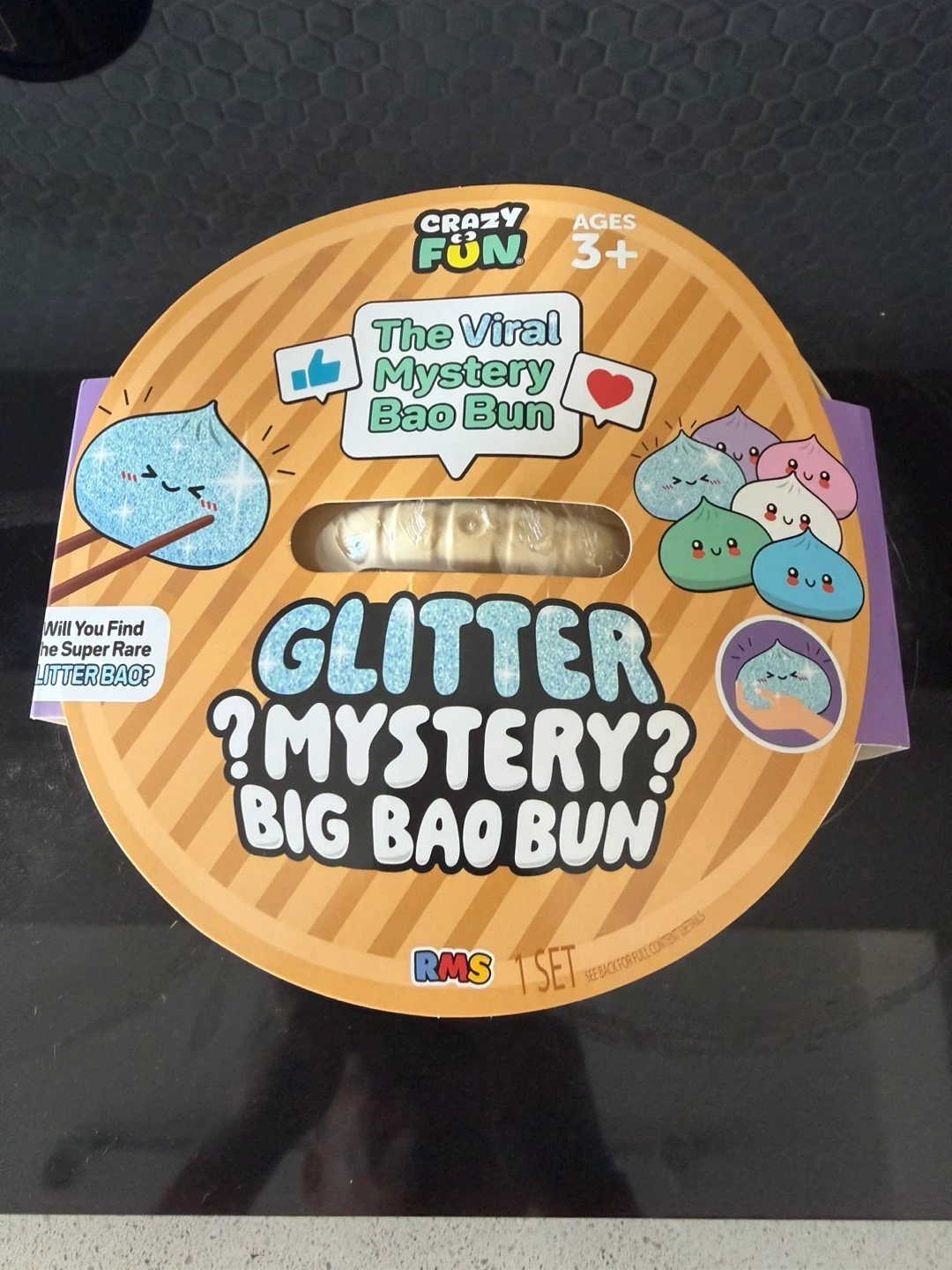 Glitter Mystery Big Bao Bun Glitter 7”