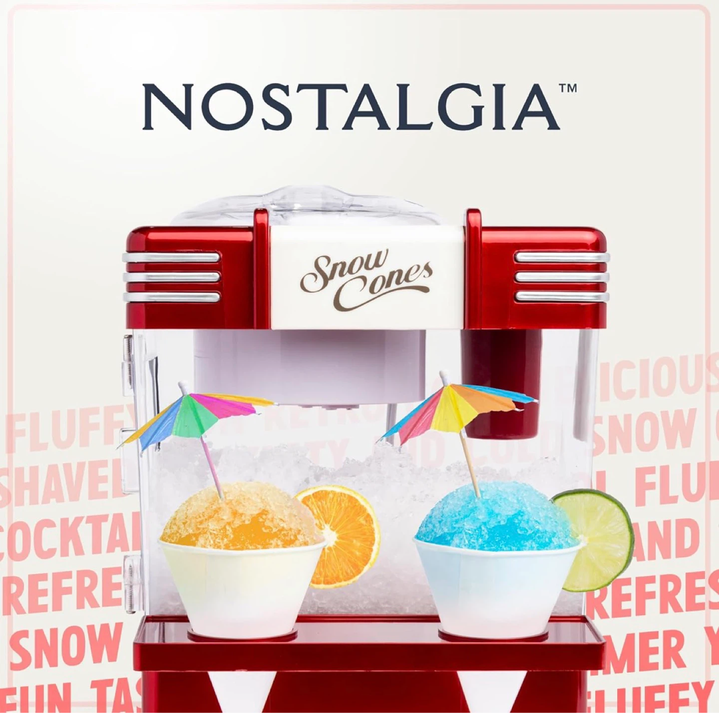 Nostalgia Retro Red Snow Cone Maker - photo 2