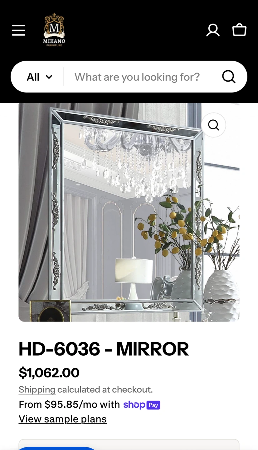 Fiorri d'Milano Mirror HD-6036