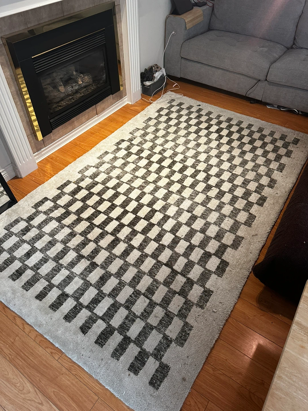 Checkerboard Area Rug