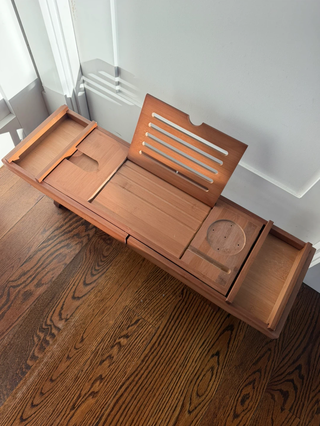Wooden Bathtub Tray Caddy - photo 2
