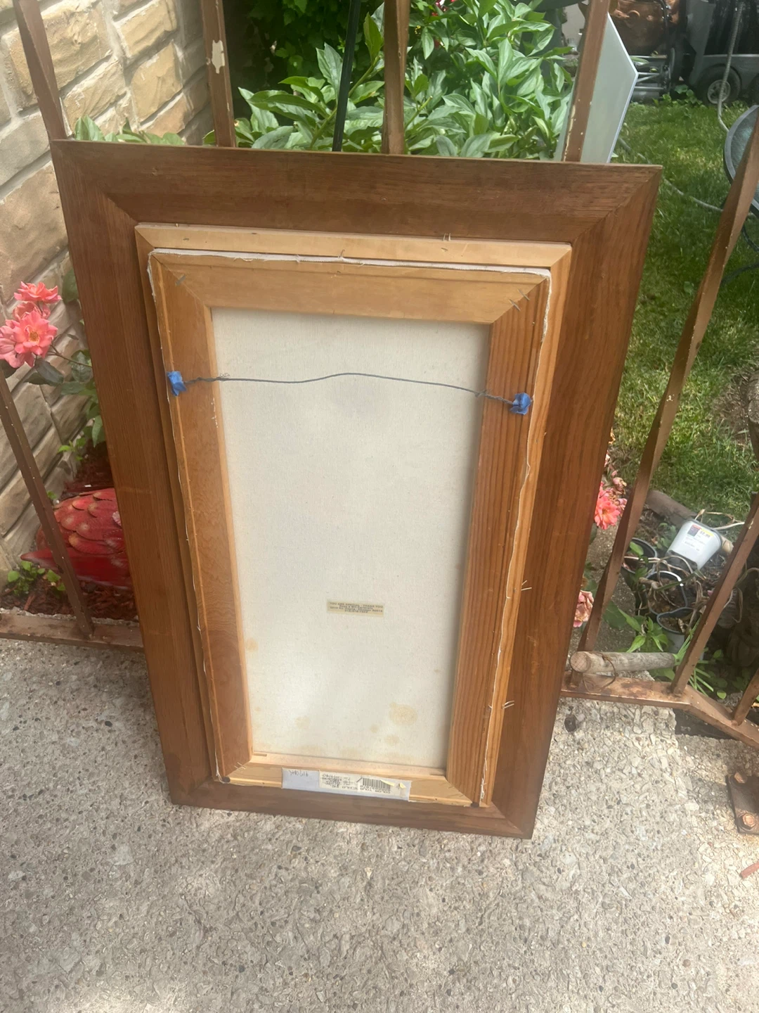 Framed Floral Oil Painting ⚽ - photo 4