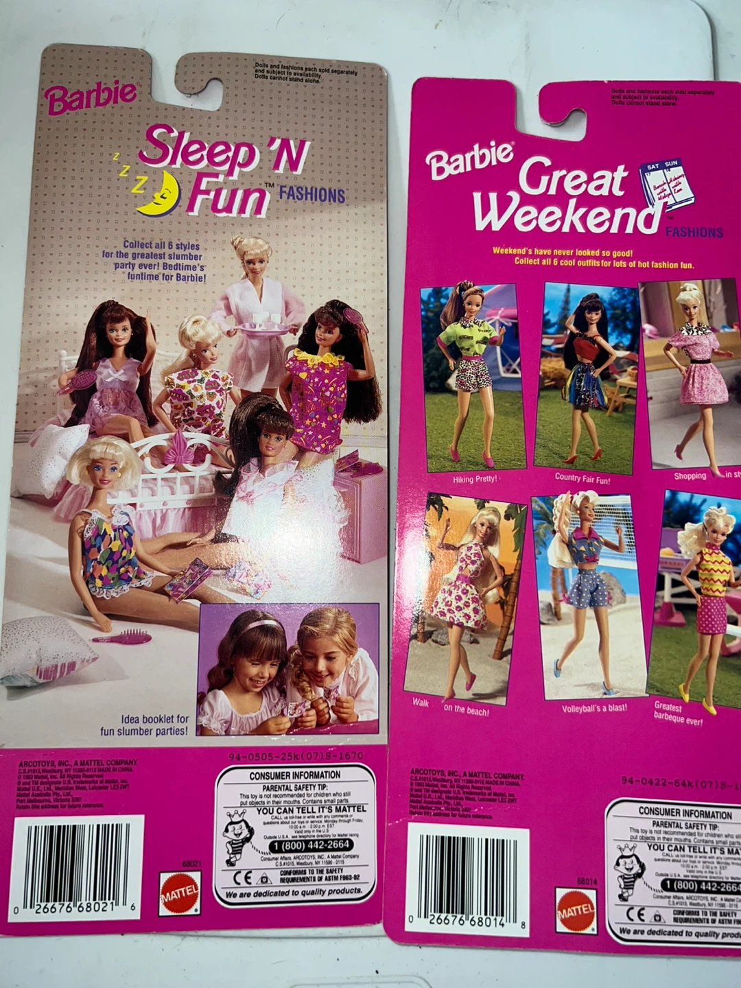 Barbie Sleep 'N Fun Fashions & Great Weekend Fashions ⚽ - photo 3