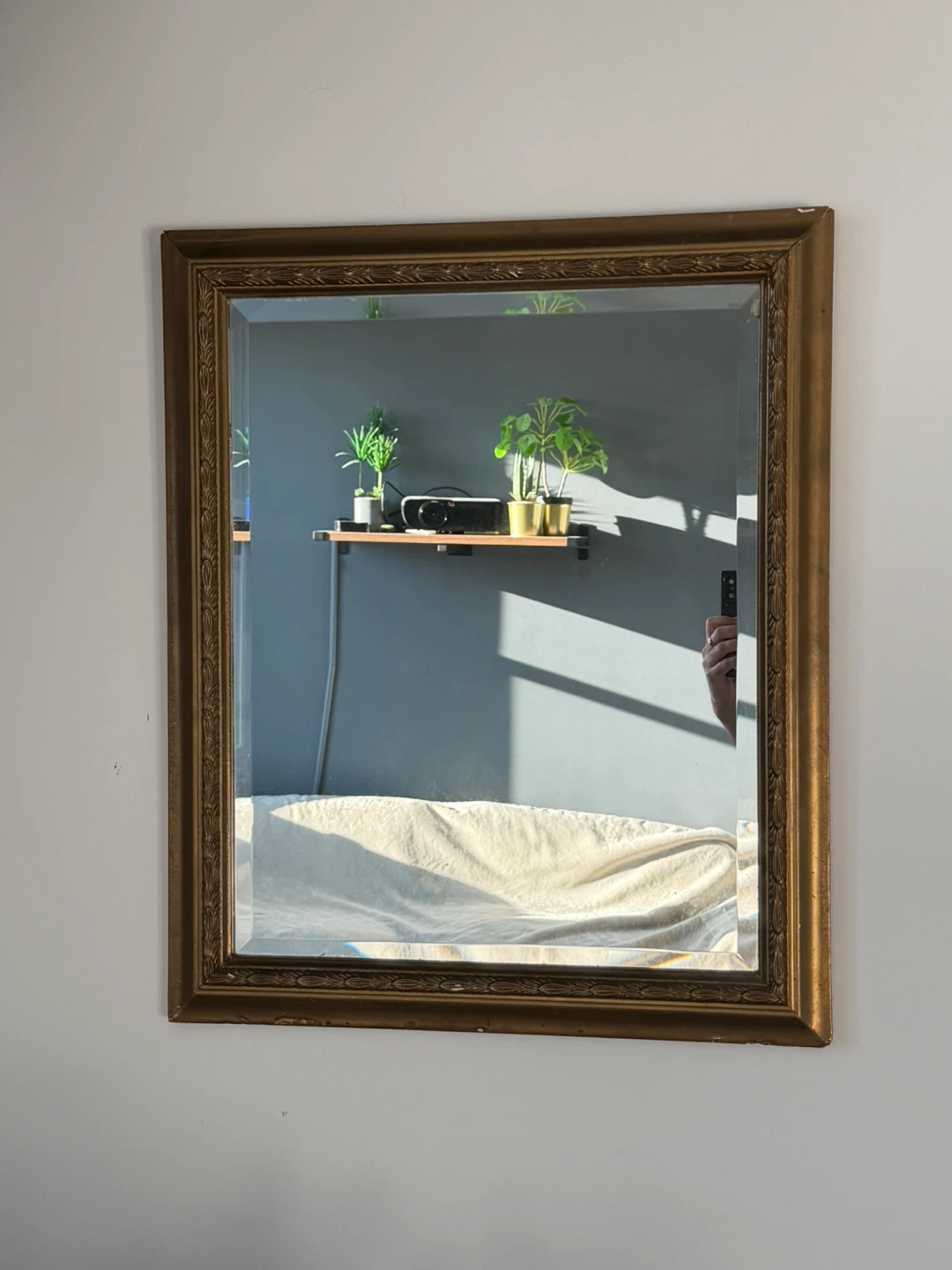 Ornate Gold Framed Wall Mirror - photo 2