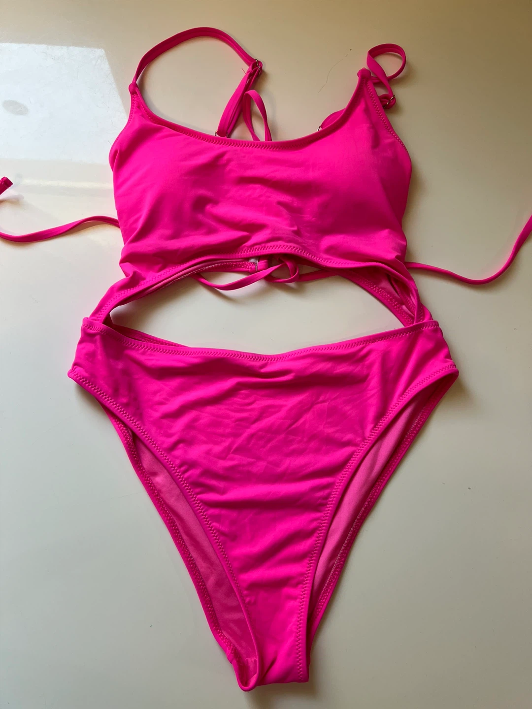 ⚽ (New) Pink One-Piece Swimsuit- S
