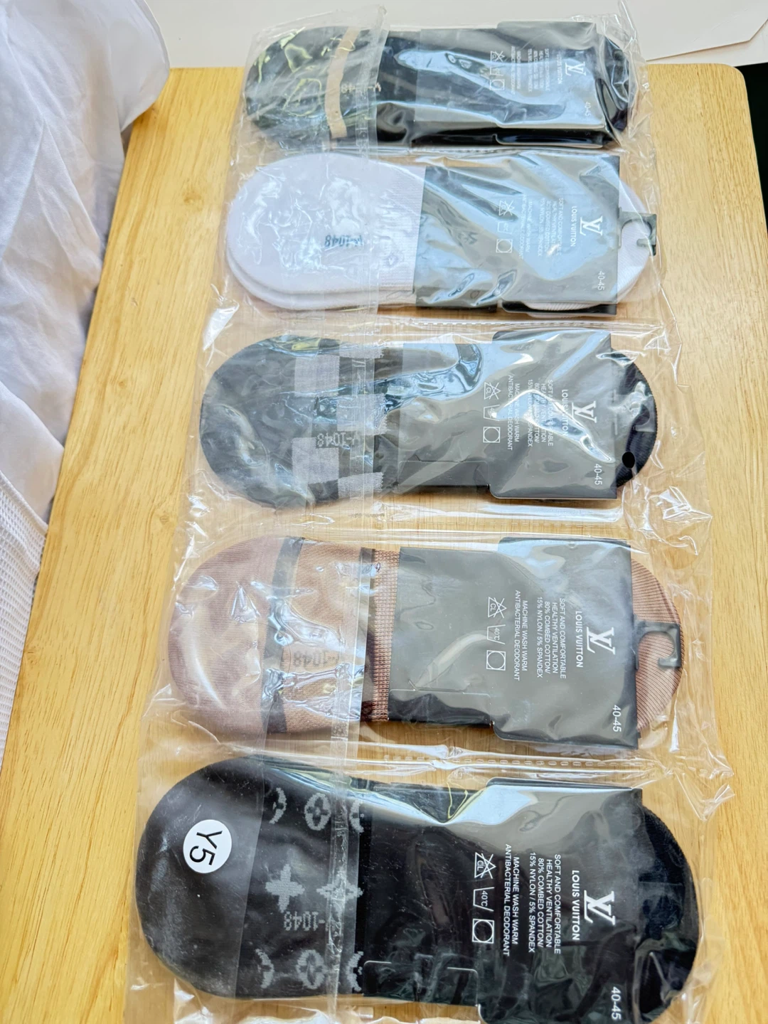 ⚽️Pack of 5 No-Show Socks - photo 2