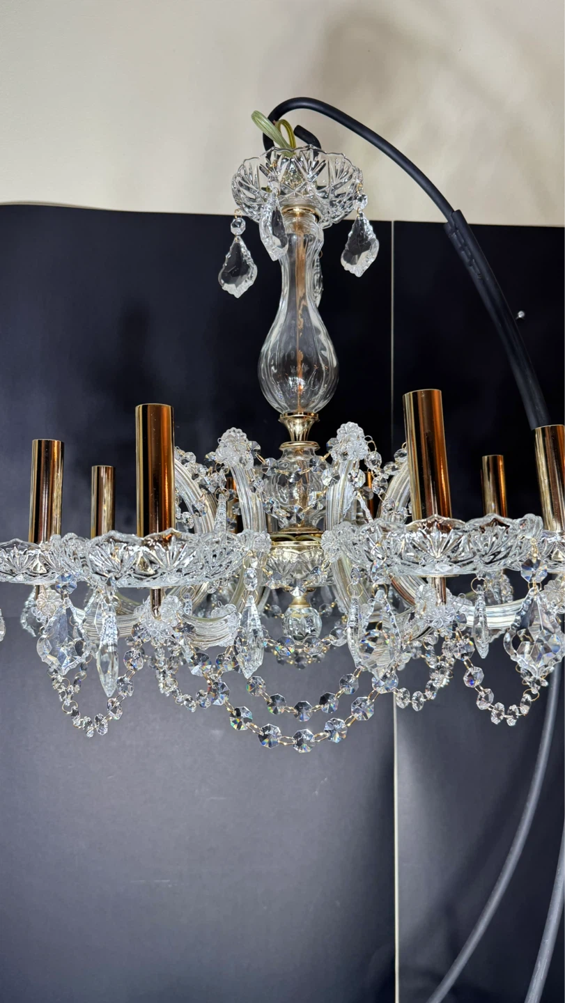 Vintage Crystal Chandelier