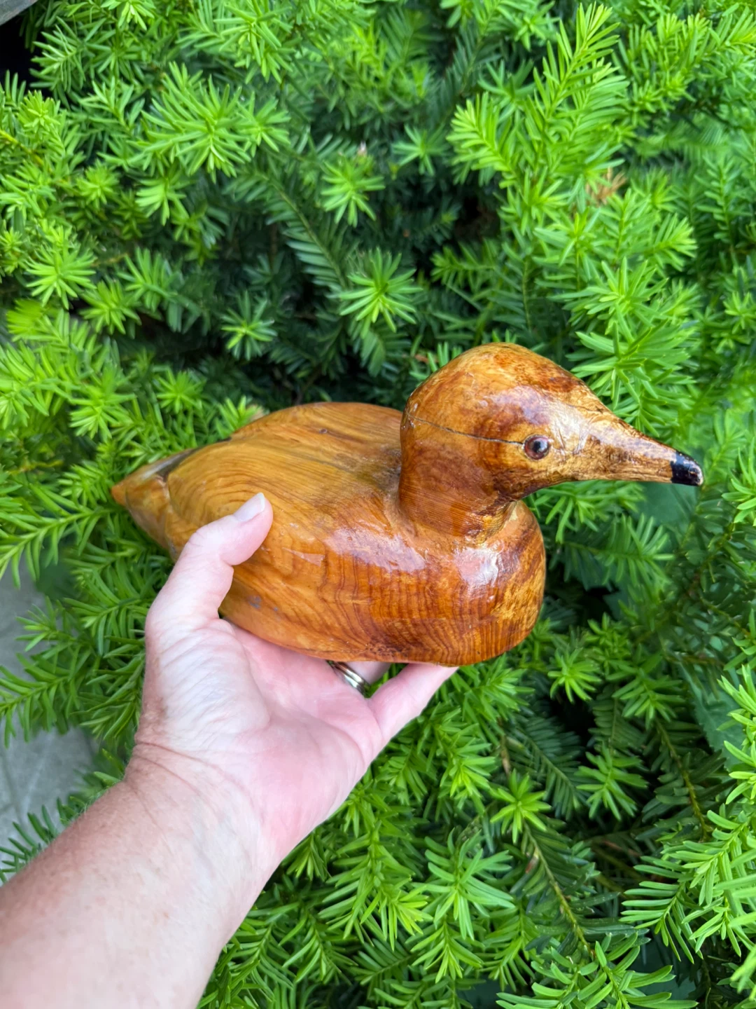 Wooden Duck Figurine - photo 5