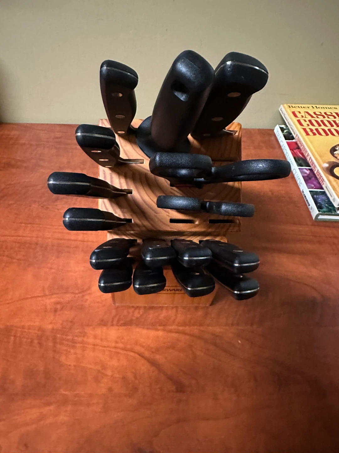 Farberware 15-Piece Knife Set with Block - photo 4