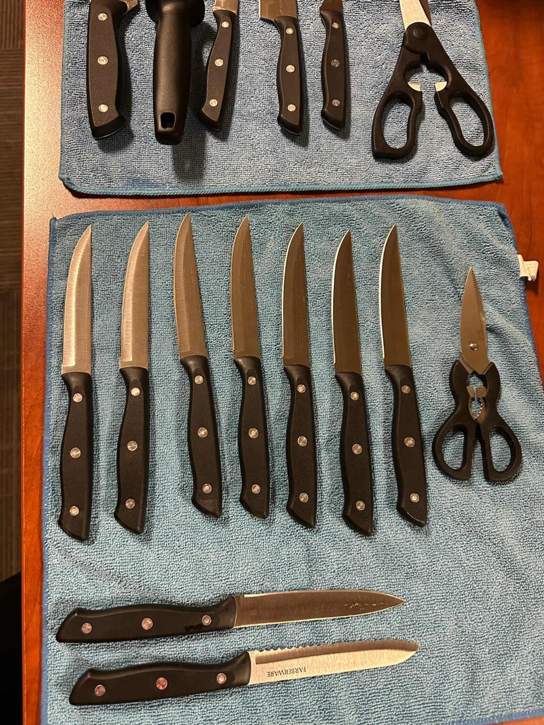Farberware 15-Piece Knife Set with Block - photo 3