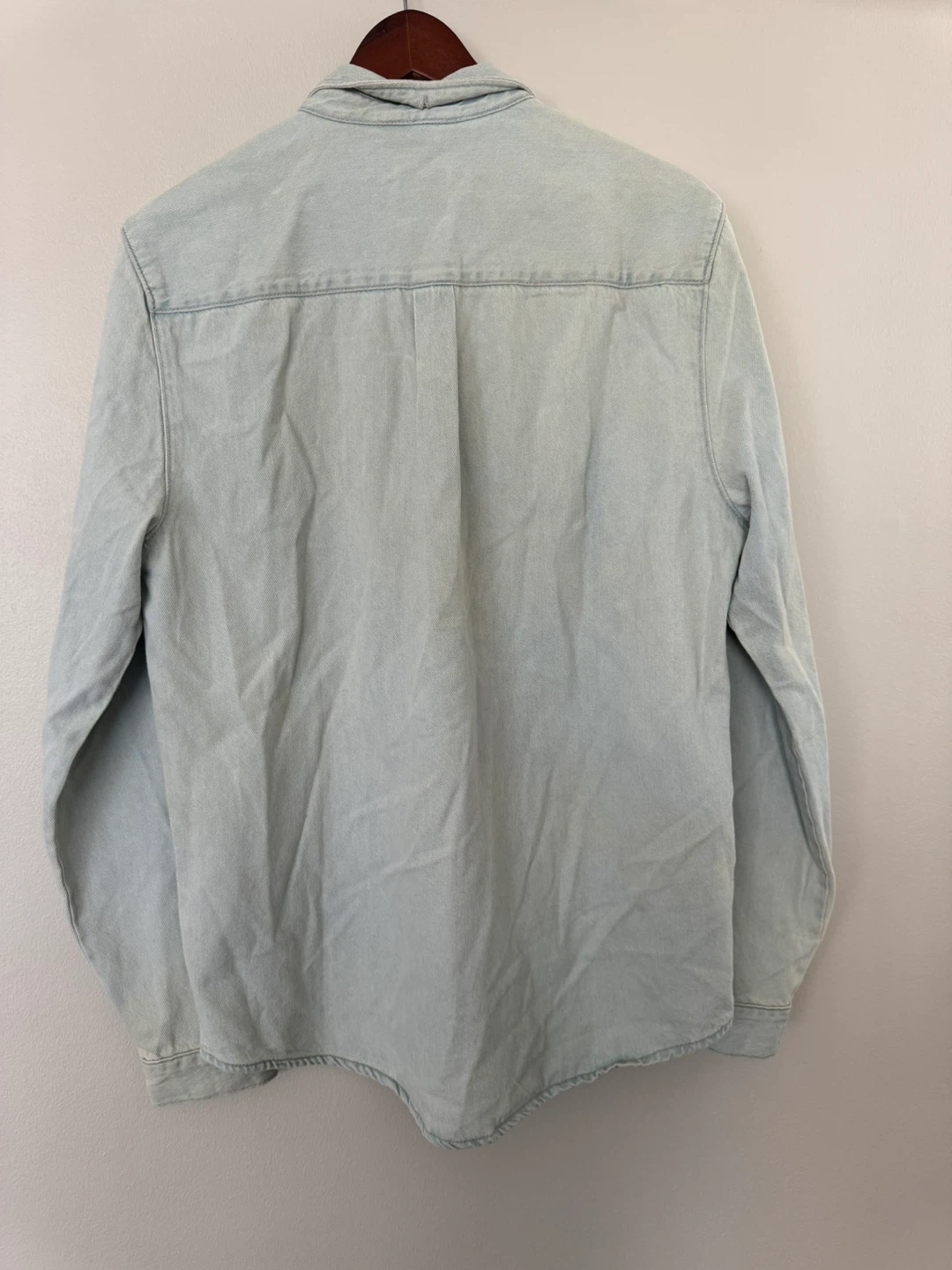 ZARA Light Wash Denim Shirt - photo 2