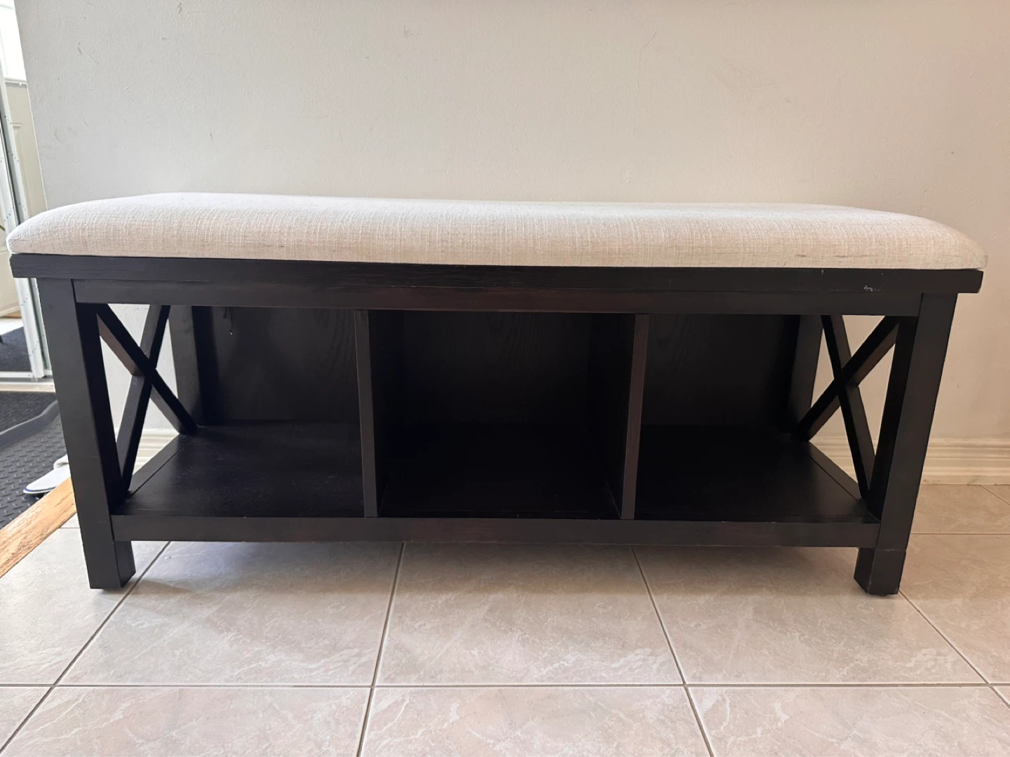 Bench with Storage Compartments - photo 4