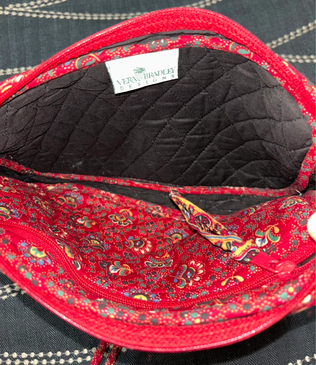 Vera Bradley Red Floral Crossbody Bag ⚽️ - photo 3