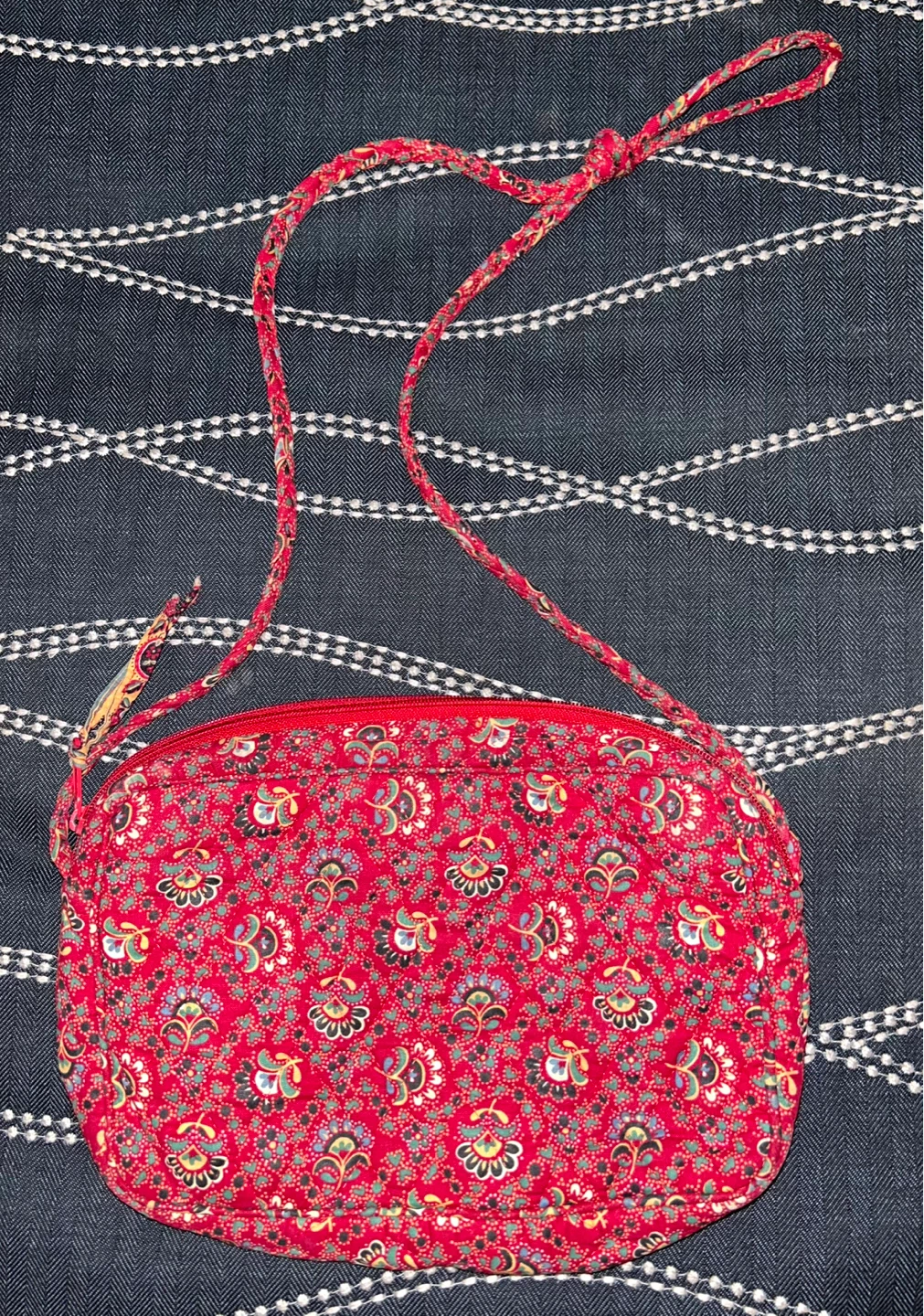 Vera Bradley Red Floral Crossbody Bag ⚽️ - photo 2
