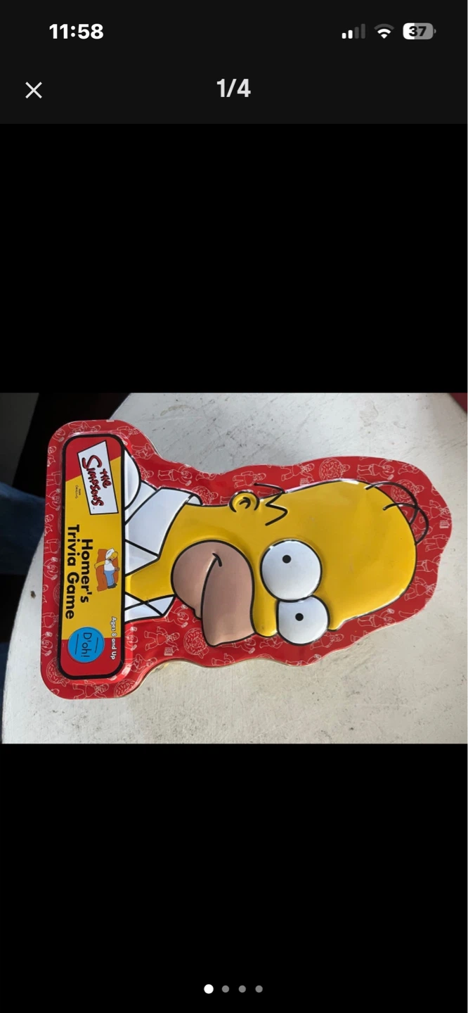 The Simpsons Homer's Trivia Game