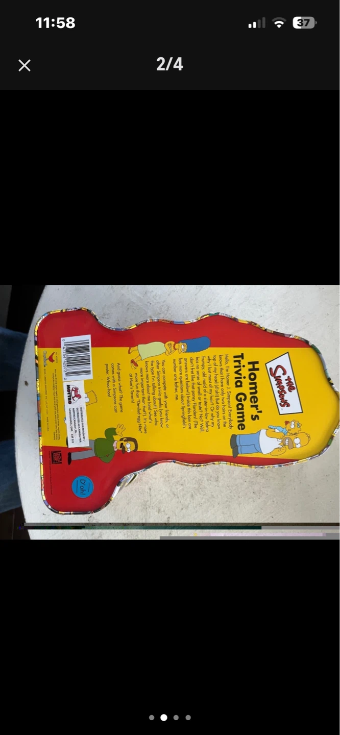 The Simpsons Homer's Trivia Game - photo 2