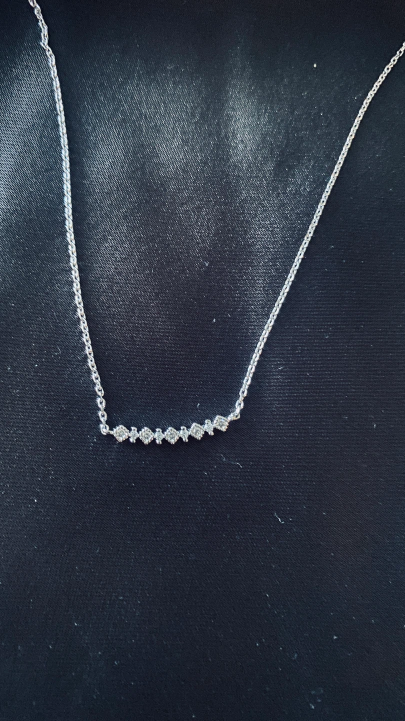 Silver-toned Necklace with Three Stars and Matching Earrings Set - photo 4