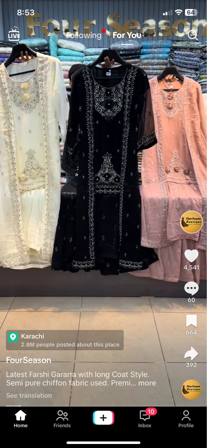 ⚽️FourSeason Latest Farshi Garara with long Coat Style - photo 2