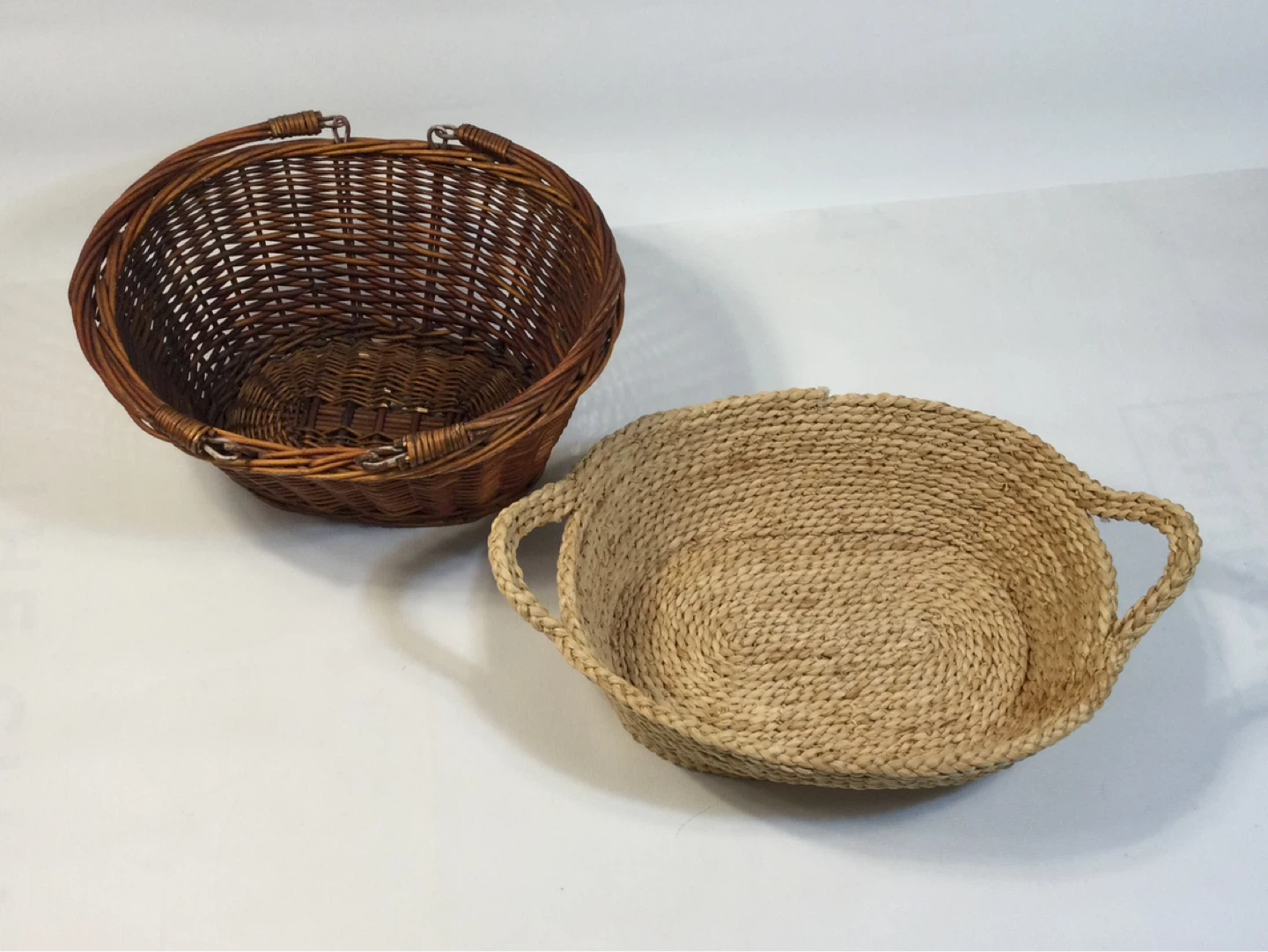 ⚽️Wicker and Jute Baskets with Handles