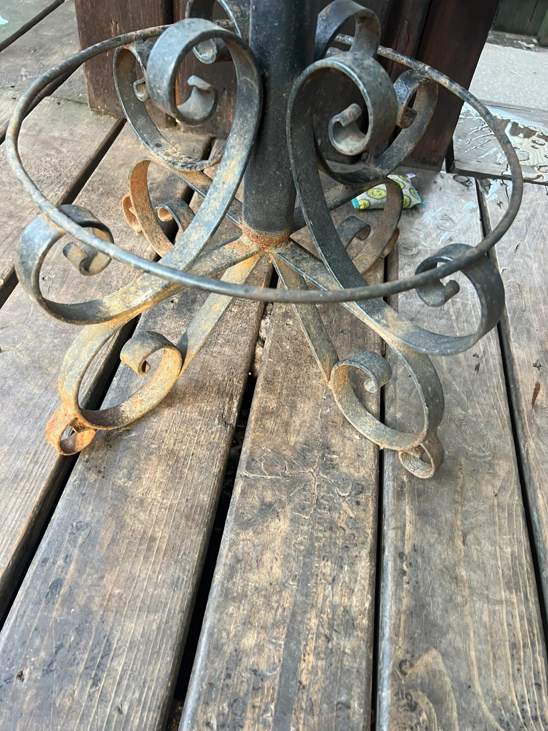 Wrought Iron Swivel Bar Stools (Set of 2) ⚽ - photo 3