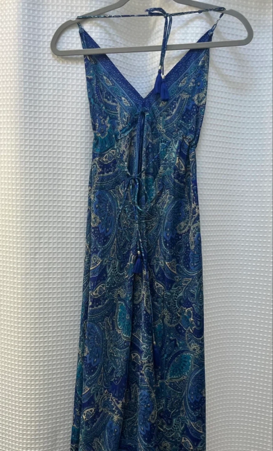 Blue Boho Paisley Maxi Dress - photo 2