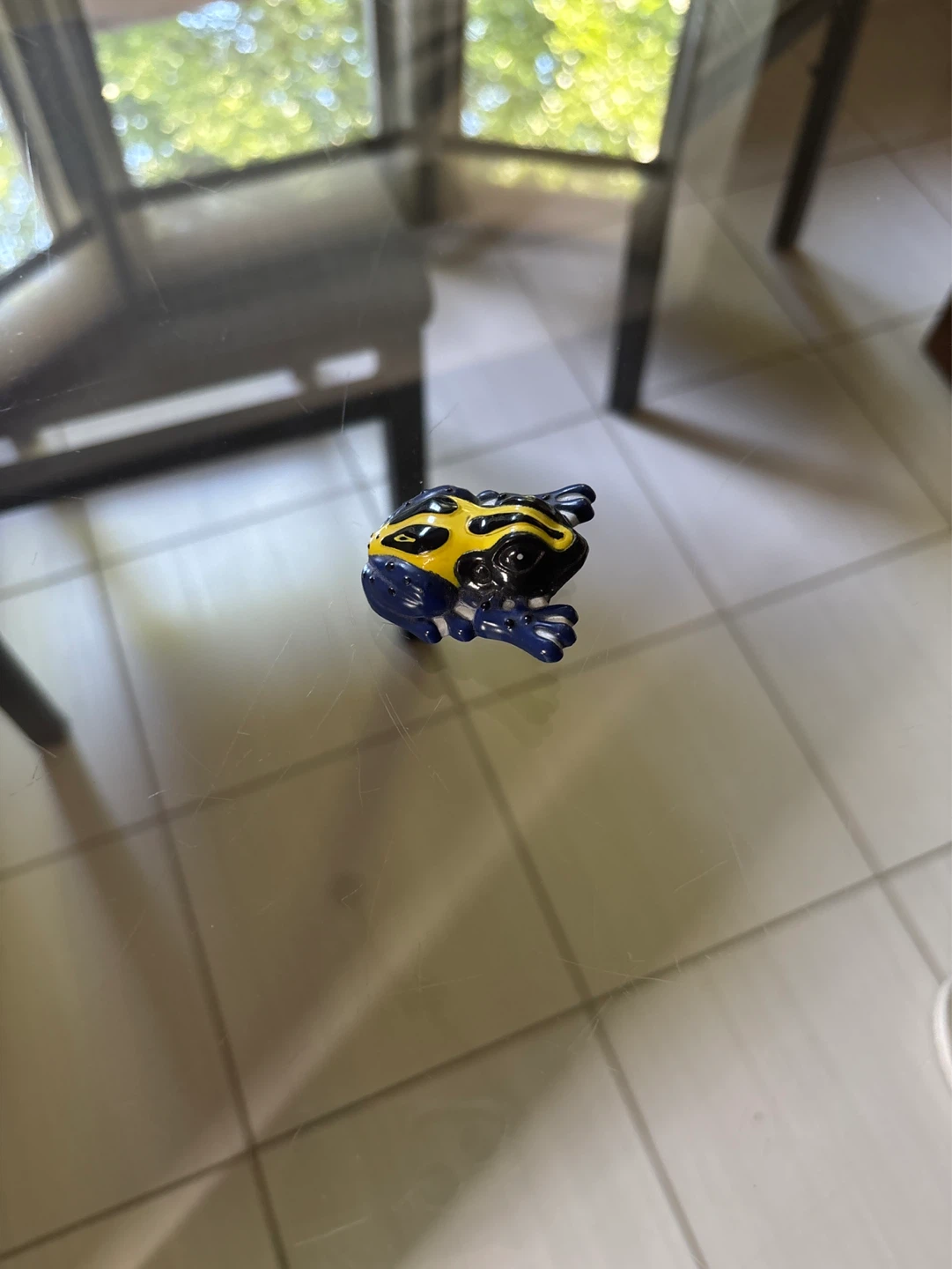 Blue and Yellow Frog Toy ⚽️