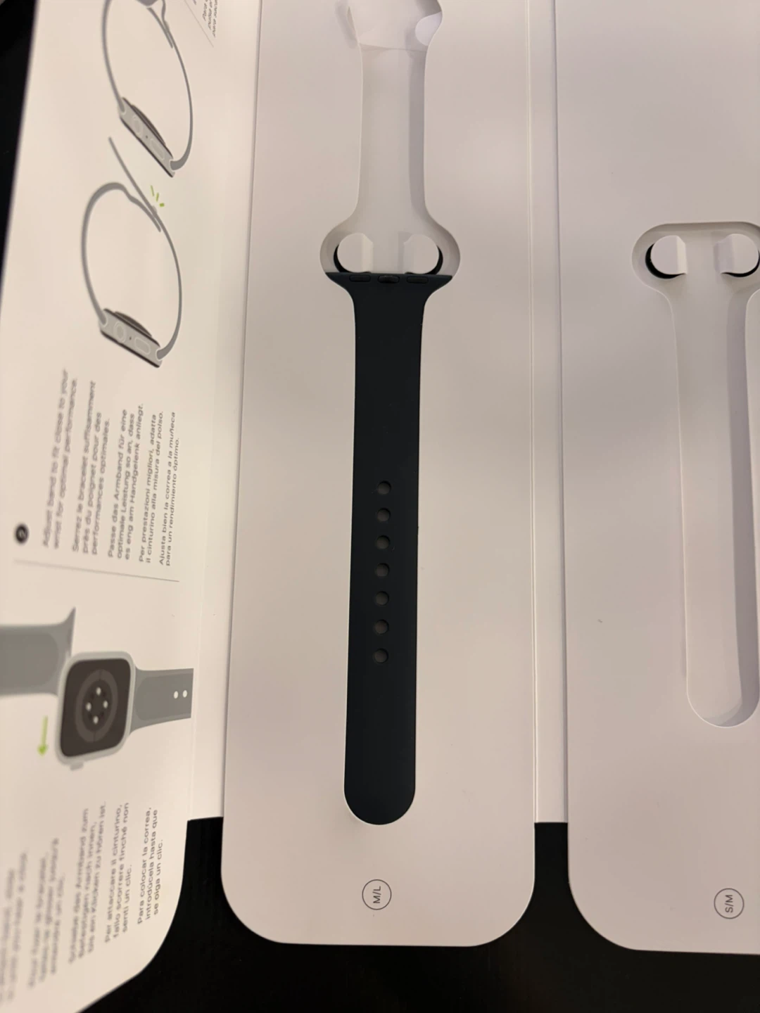 M/L 40mm Apple Watch Sport Band - Midnight Sport Band ⚽️ - photo 3