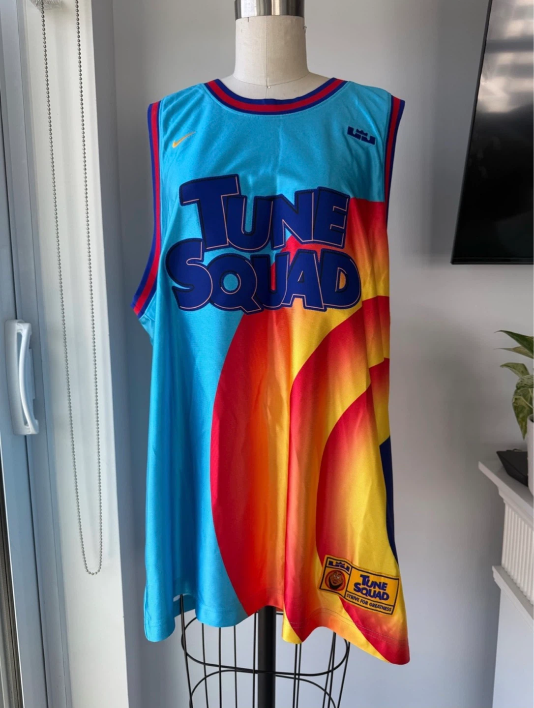 ⚽️Nike LeBron James Tune Squad Basketball Jersey size XL