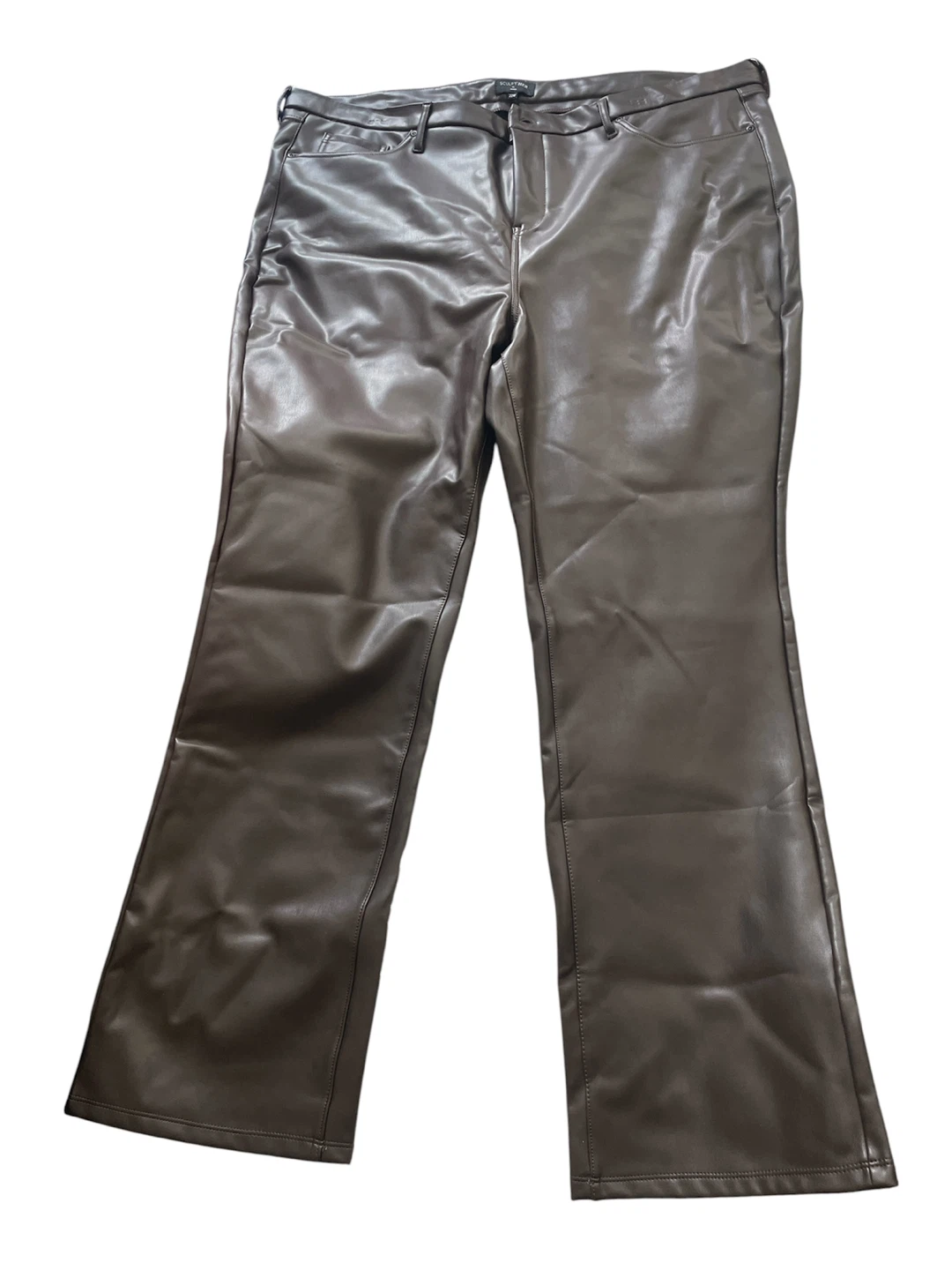 ⚽️ NWT NYDJ Marilyn Straight Faux Leather Pants - photo 4