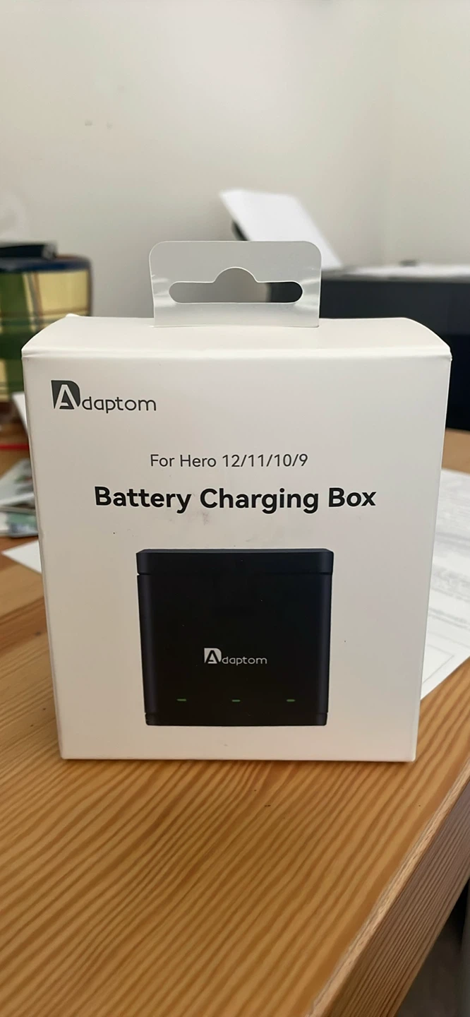 ⚽️ New Adaptom Battery Charging Box for GoPro Hero 12/11/10/9