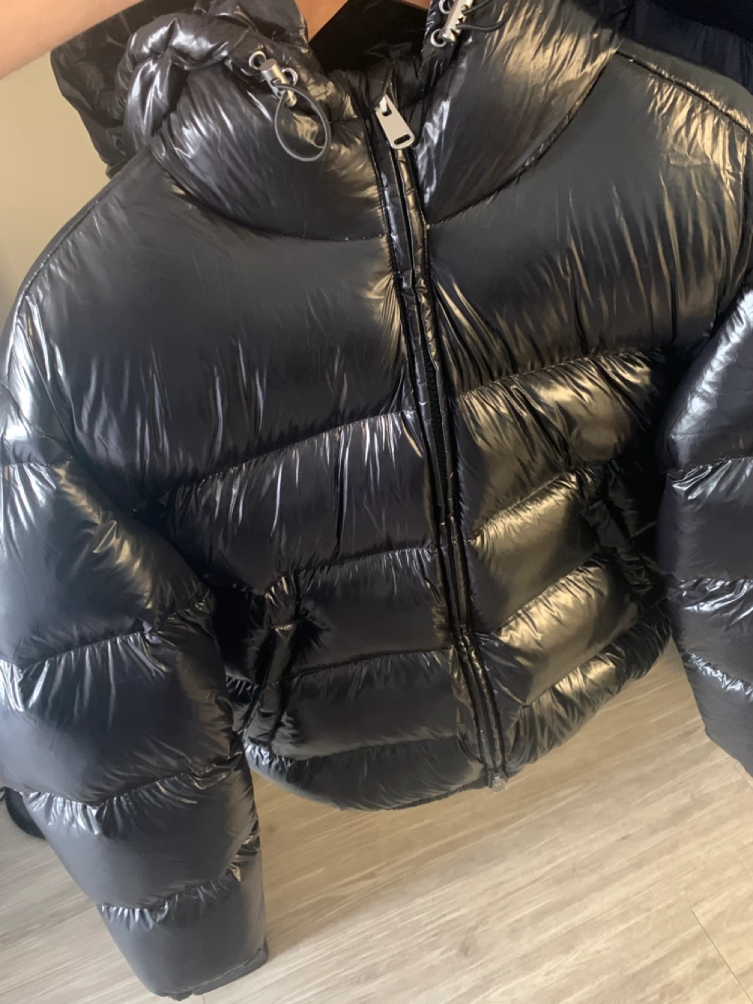 Black Puffer Jacket Zara